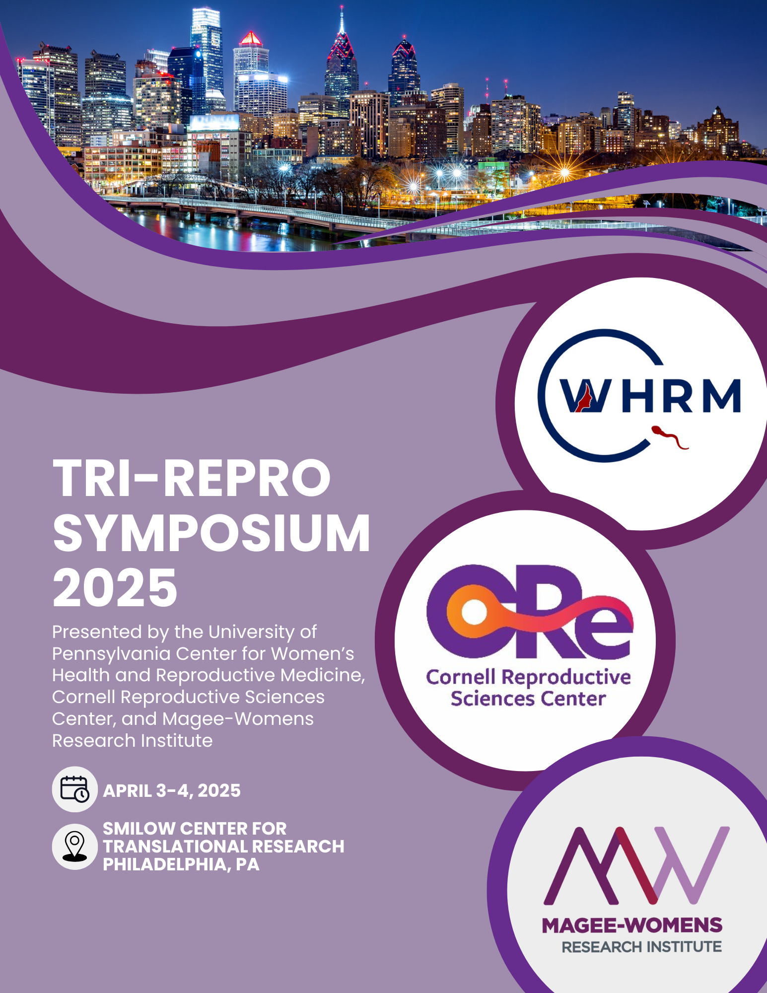 Save-the-date flyer for Tri Repro 2025